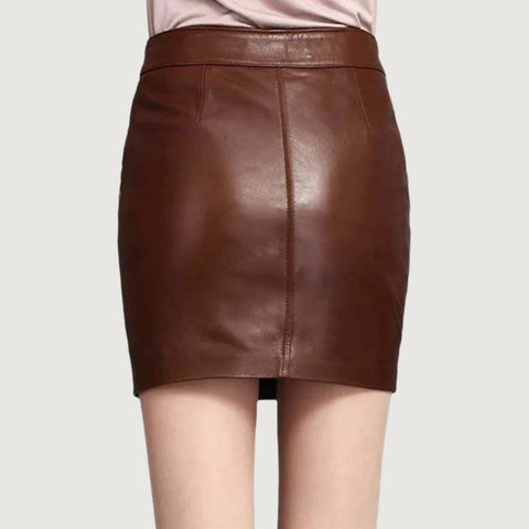 Basic Leather Skirt