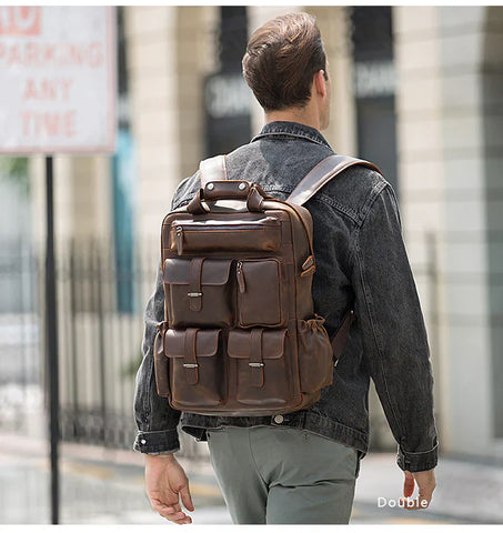 The Shelby Backpack Handmade Genuine Leather Backpack