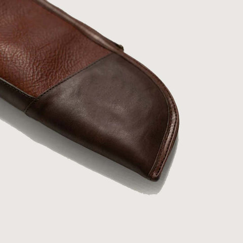 Double-Wrapped Leather Shotgun Case