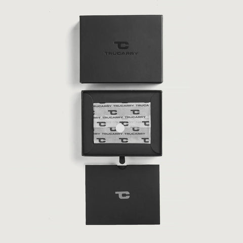 Karl Blue Leather Card Holder