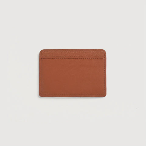 Karl Brown Leather Card Holder