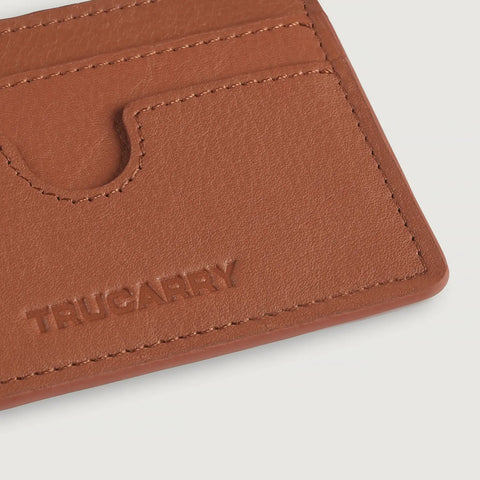 Karl Brown Leather Card Holder