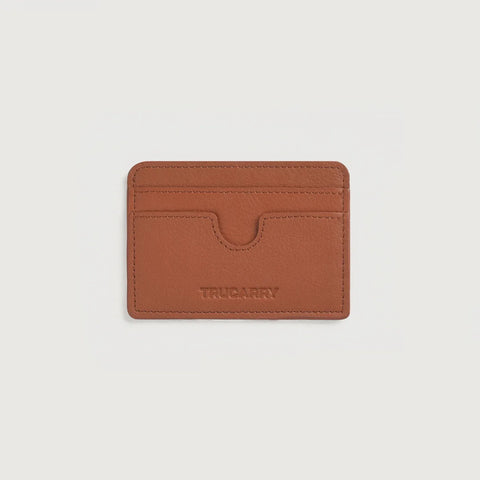 Karl Brown Leather Card Holder