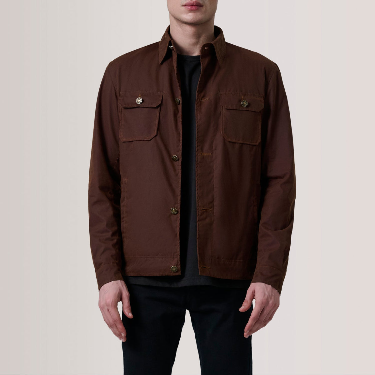 Irwin Brown Waxed Canvas Field Jacket
