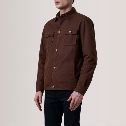 Irwin Brown Waxed Canvas Field Jacket