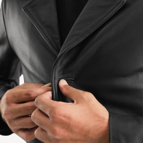 [FS] Classmith Black Leather Coat