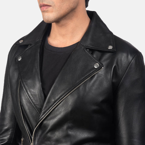 [FS] Noah Black Leather Biker Jacket