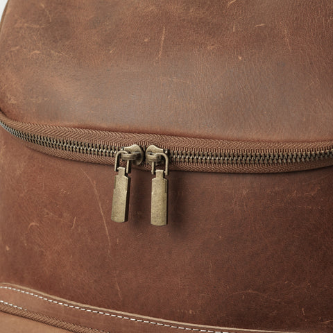 The Bedford Vintage Tan Leather Backpack