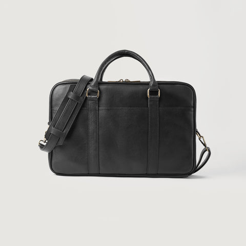 The Preston Black Leather Briefcase
