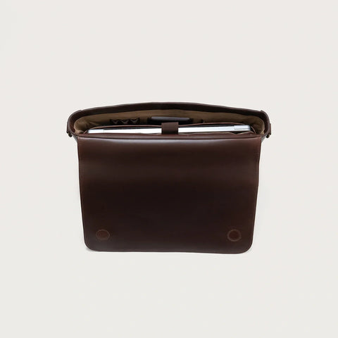 The Carismatico Vintage Brown Leather Messenger Bag