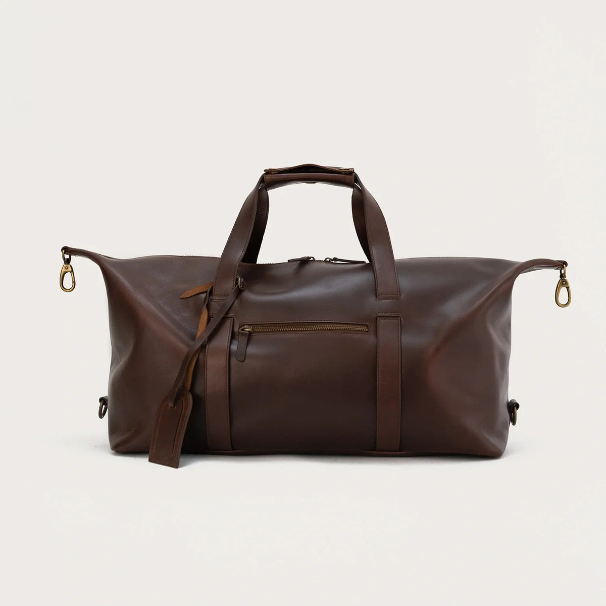 The Dale Vintage Brown Leather Duffle Bag
