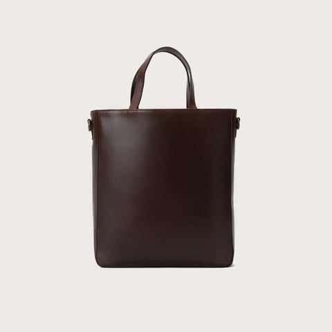 The Poet Vintage Brown Leather Tote Bag