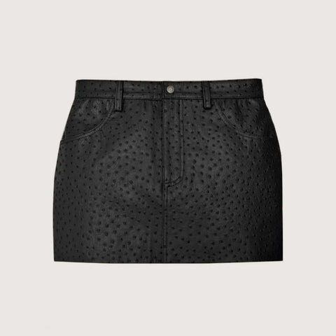 Contour Luxe Leather Skirt
