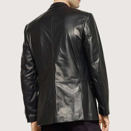 Genuine Leather Blazer for Men
