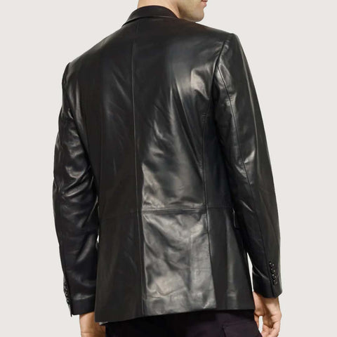 Genuine Leather Blazer for Men