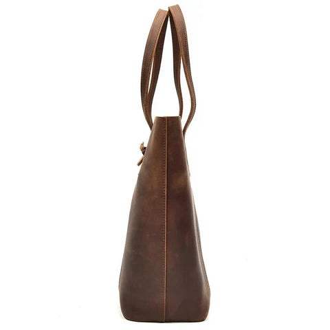 THE TAAVI TOTE HANDCRAFTED LEATHER TOTE BAG