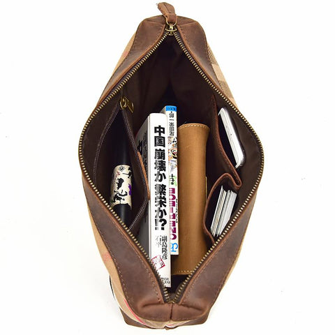 THE TAAVI TOTE HANDCRAFTED LEATHER TOTE BAG