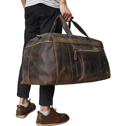 THE COLDEN DUFFLE BAG LARGE CAPACITY LEATHER WEEKENDER